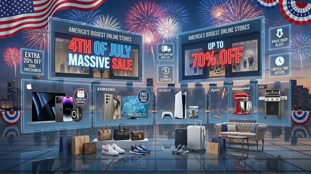 Top Online Stores Offering Massive 4th of July Discounts in 2026