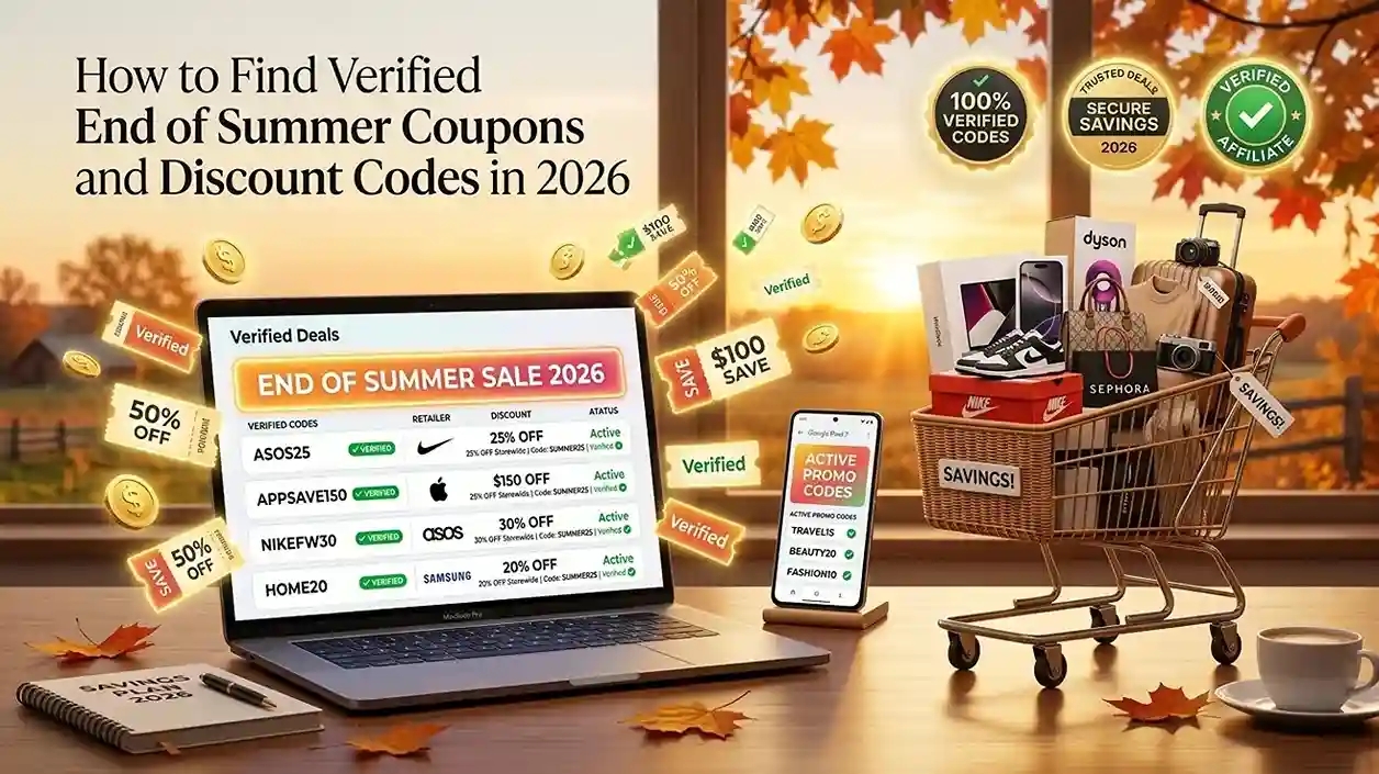 How to Find Verified End of Summer Coupons and Discount Codes in 2026