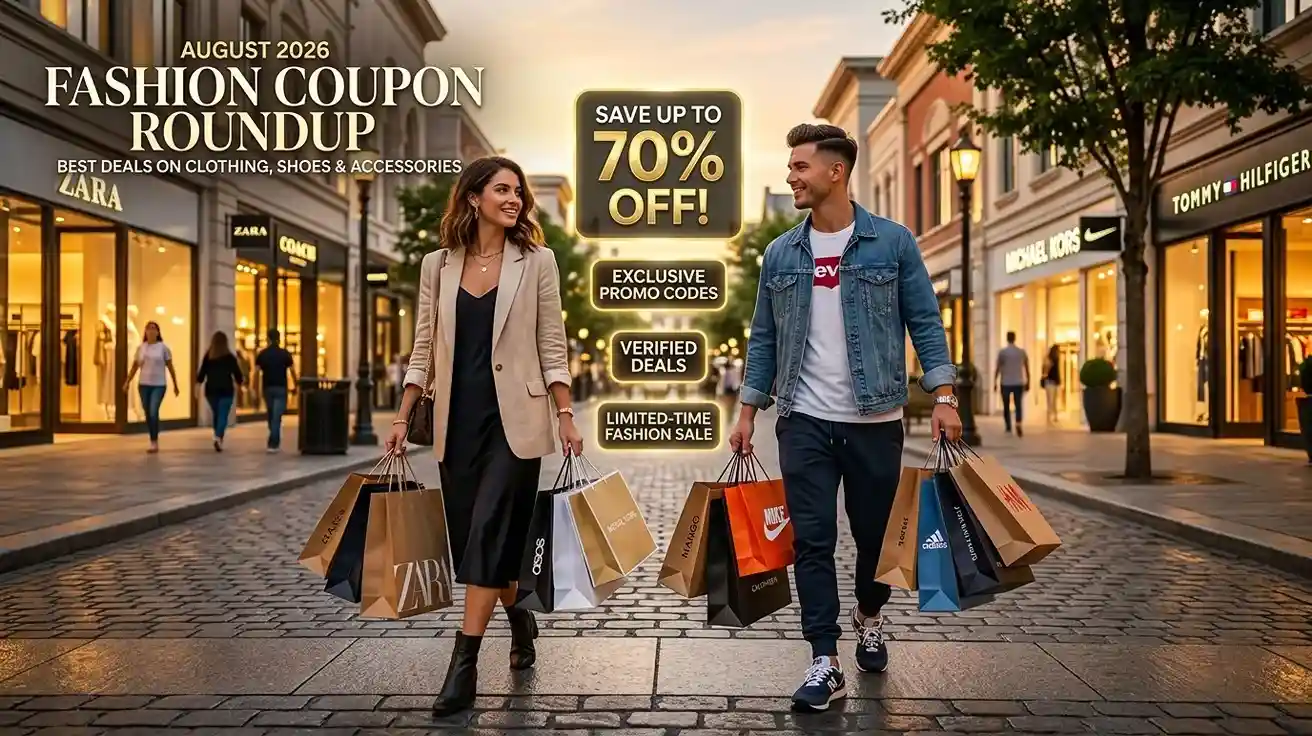 August 2026 Fashion Coupon Roundup: The Best Deals on Clothing, Shoes & Accessories